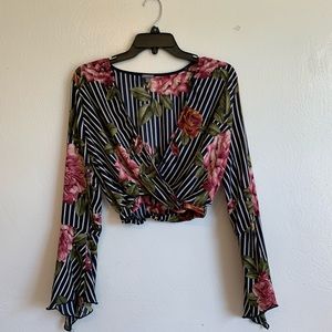 Charlotte Russe light weight flower top